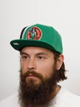 Бейсболка MITCHELL NESS арт. HHSS2992-BCEYYPPPGREN Boston Celtics NBA (зеленый)